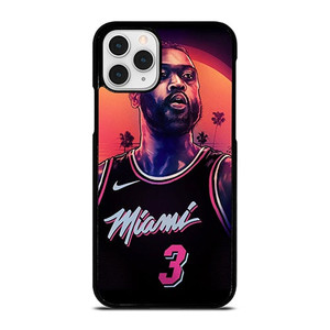 MIAMI HEAT DWYANE WADE 3 NBA iPhone 11 Pro Case Cover