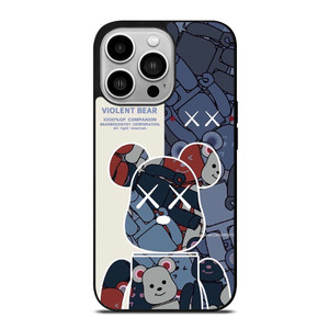KAWS VIOLENT BEAR iPhone 14 Pro Case Cover