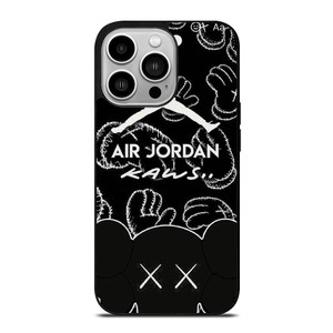 KAWS X AIR JORDAN LOGO iPhone 14 Pro Case Cover