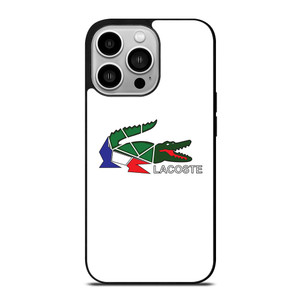 LACOSTE LOGO MOZAIC iPhone 14 Pro Case Cover
