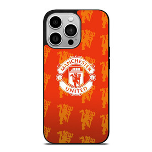 MANCHESTER UNITED FC LOGO RED DEVILS iPhone 14 Pro Case Cover