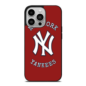NEW YORK YANKEES BASEBALL LOGO RED iPhone 14 Pro Case Cover