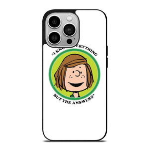 PEPPERMINT PATTY THE PEANUTS iPhone 14 Pro Case Cover