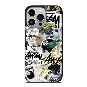 STUSSY COLLAGE iPhone 14 Pro Case Cover