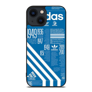 ADIDAS SHOES LOGO BLUE iPhone 14 Plus Case Cover