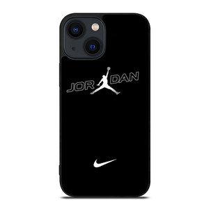 AIR JORDAN NIKE BLACK WHITE iPhone 14 Plus Case Cover