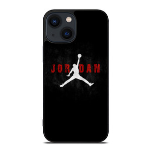 AIR JORDAN NIKE RED BLACK iPhone 14 Plus Case Cover