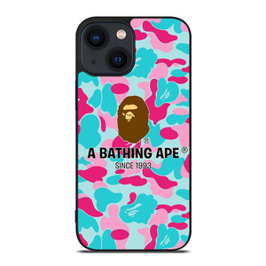 BAPE A BATHING APE CAMO iPhone 14 Plus Case Cover
