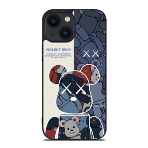BEAR BRICK VIOLENT BEAR KAWS iPhone 14 Plus Case Cover