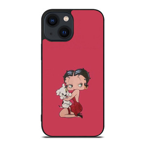 BETTY BOOP AND PUDGY CARTOON iPhone 14 Plus Case Cover