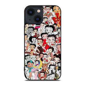 BETTY BOOP CARTOON COLLAGE iPhone 14 Plus Case Cover