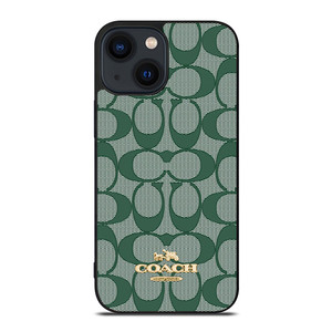 COACH NEW YORK LOGO GREEN ICONS iPhone 14 Plus Case Cover COACH NEW YORK LOGO GREEN ICONS iPhone 14 Plus Case Cover