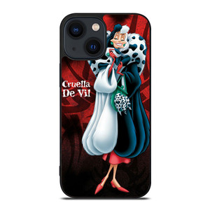 CRUELLA DE VIL DISNEY VILLAIN iPhone 14 Plus Case Cover