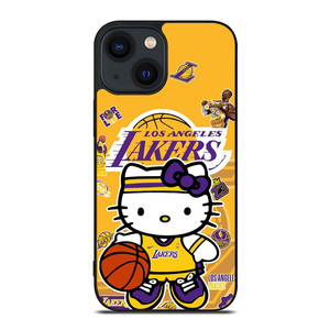 HELLO KITTY LA LAKERS KOBE BRYANT iPhone 14 Plus Case Cover