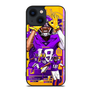 JUSTIN JEFFERSON MINNESOTA VIKINGS NFL iPhone 14 Plus Case Cover