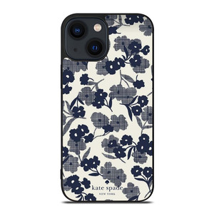 KATE SPADE NEW YORK BLUE FLORAL iPhone 14 Plus Case Cover KATE SPADE NEW YORK BLUE FLORAL iPhone 14 Plus Case Cover