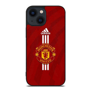MANCHESTER UNITED FC FOOTBALL LOGO ADIDAS iPhone 14 Plus Case Cover