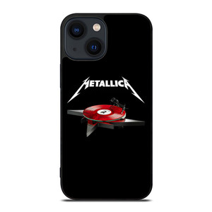 METALLICA BAND LOGO TURNTABLE iPhone 14 Plus Case Cover