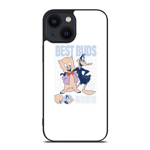 PORKY PIG AND DAFFY DUCKS BEST BUDS iPhone 14 Plus Case Cover PORKY PIG AND DAFFY DUCKS BEST BUDS iPhone 14 Plus Case Cover