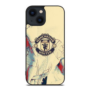 RED DEVILS MANCHESTER UNITED FC LOGO iPhone 14 Plus Case Cover