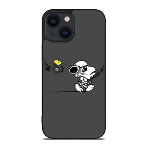 SNOOPY AND WOODSTOCK THE PEANUTS STAR WARS iPhone 14 Plus Case Cover
