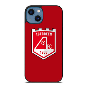 ABERDEEN FC FOOTBALL CLUB LOGO SCOTLAND iPhone 14 Case Cover