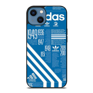 ADIDAS SHOES LOGO BLUE iPhone 14 Case Cover