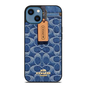 COACH NEW YORK LOGO JEANS BAG iPhone 14 Case Cover