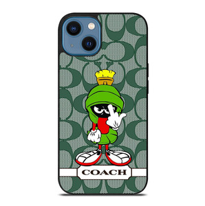 COACH NEW YORK LOGO MARVIN THE MARTIAN iPhone 14 Case Cover COACH NEW YORK LOGO MARVIN THE MARTIAN iPhone 14 Case Cover