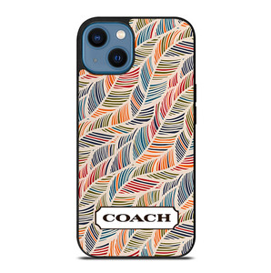 COACH NEW YORK LOGO MONOGRAM SEAMLESS PATTERN iPhone 14 Case Cover