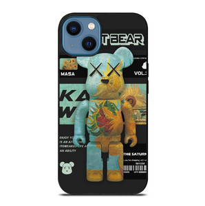 KAWS ROBOT BEAR MASA iPhone 14 Case Cover KAWS ROBOT BEAR MASA iPhone 14 Case Cover
