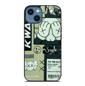 KAWS SMILE iPhone 14 Case Cover
