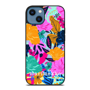 MARIMEKKO FLOWER COLORFUL PATTERN iPhone 14 Case Cover