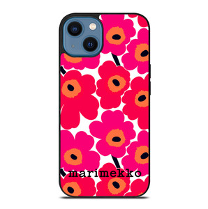 MARIMEKKO UNIKO RED FLOWER iPhone 14 Case Cover