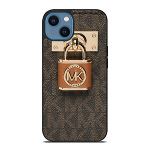 MICHAEL KORS MK LOGO PADLOCK iPhone 14 Case Cover