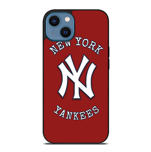 NEW YORK YANKEES BASEBALL LOGO RED iPhone 14 Case Cover