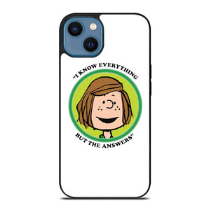 PEPPERMINT PATTY THE PEANUTS iPhone 14 Case Cover