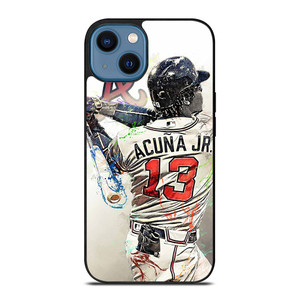 RONALD ACUNA JR 13 ATLANTA BRAVES iPhone 14 Case Cover
