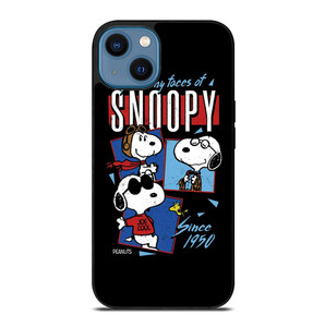 SNOOPY FACES THE PEANUTS CARTOON iPhone 14 Case Cover