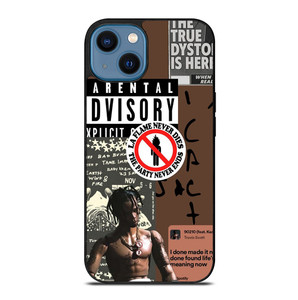 TRAVIS SCOTT RAPPER PARENTAL ADVISORY iPhone 14 Case Cover TRAVIS SCOTT RAPPER PARENTAL ADVISORY iPhone 14 Case Cover