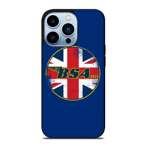 BSA MOTORCYCLE LOGO 1919 UNION JACK iPhone 13 Pro Max Case Cover