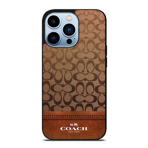 COACH NEW YORK ICON BROWN LOGO iPhone 13 Pro Max Case Cover COACH NEW YORK ICON BROWN LOGO iPhone 13 Pro Max Case Cover