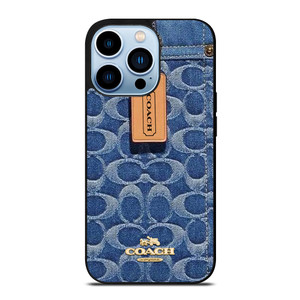 COACH NEW YORK LOGO JEANS BAG iPhone 13 Pro Max Case Cover