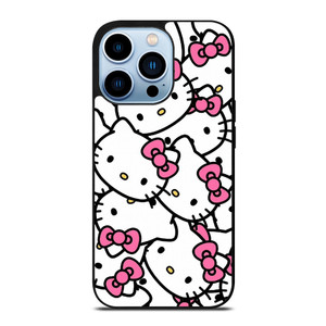 HELLO KITTY FACE COLLAGE iPhone 13 Pro Max Case Cover HELLO KITTY FACE COLLAGE iPhone 13 Pro Max Case Cover