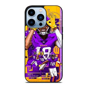 JUSTIN JEFFERSON MINNESOTA VIKINGS NFL iPhone 13 Pro Max Case Cover JUSTIN JEFFERSON MINNESOTA VIKINGS NFL iPhone 13 Pro Max Case Cover
