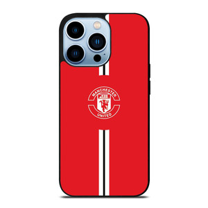 MANCHESTER UNITED FC LOGO FOOTBALL CLUB RED DEVILS ICON iPhone 13 Pro Max Case Cover
