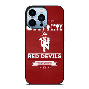 MANCHESTER UNITED FC LOGO FOOTBALL RED DEVILS iPhone 13 Pro Max Case Cover