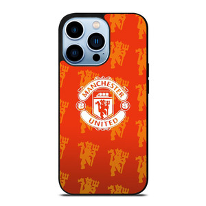 MANCHESTER UNITED FC LOGO RED DEVILS iPhone 13 Pro Max Case Cover