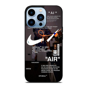 OFF-WHITE NIKE AIR JORDAN MICHAEL iPhone 13 Pro Max Case Cover