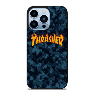 THRASHER SKATEBOARD CAMO BLUE iPhone 13 Pro Max Case Cover THRASHER SKATEBOARD CAMO BLUE iPhone 13 Pro Max Case Cover